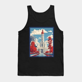 Indianapolis United States of America Tourism Vintage Poster Tank Top